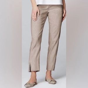 NWT J. Jill MACADAM/WH Linen Stretch Pants